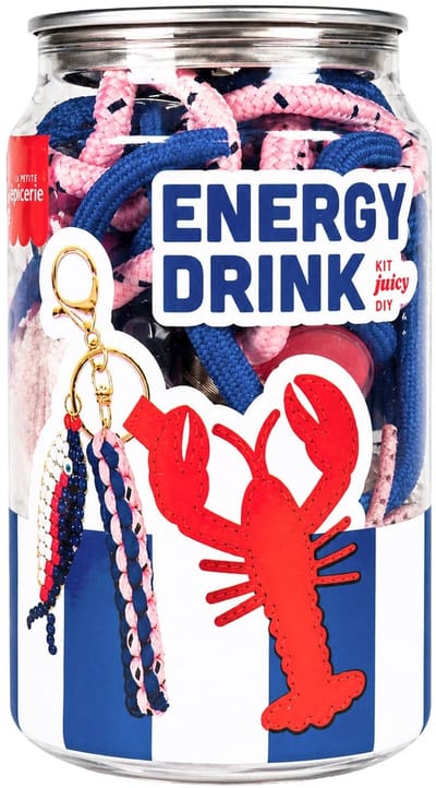 La Petite Epicerie Pshiiit Blikjesset - Energiedrank Bag Charms | Creatieve | Hobbyset | creatief startpakket | kinderen en volwassenen
