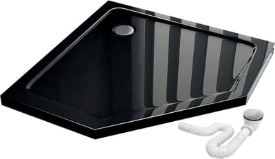 Rea Diamond Douchebak Zwart 90x90cm