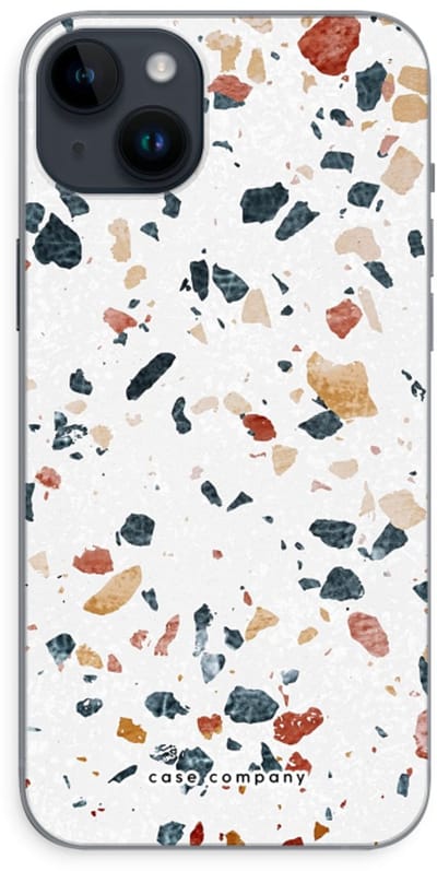 Case Company® - Hoesje geschikt voor iPhone 14 Plus hoesje - Terrazzo N°4 - Soft Cover Telefoonhoesje - Bescherming aan alle Kanten en Schermrand