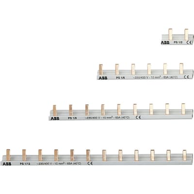 ABB S200C Busbar Kit 3Fase N 12 Module 10mm² - 2CDL840142R1012