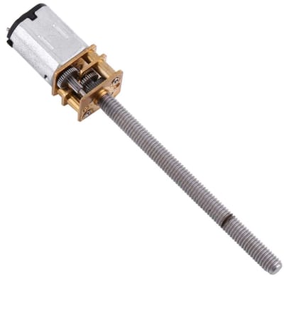 Dailygoods - Micro Gear Motor - N20 Motor 16 mm - Inclusief M4x55 mm Schroef - Voor Robotica en Deursloten - Precisie en Kracht - Compact en Betrouwbaar
