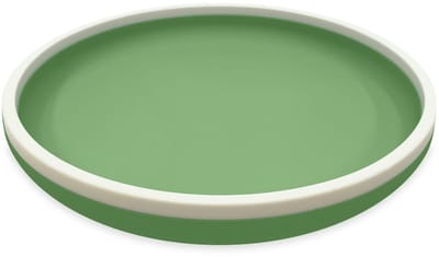 Smikkels - Siliconen kinderbordje - Veilig Kinderservies - bord kind - Duurzaam - Kleuter - Peuter - groen