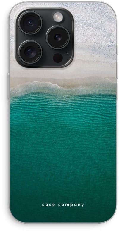 Case Company® - Hoesje geschikt voor iPhone 15 Pro hoesje - Stranded - Soft Cover Telefoonhoesje - Bescherming aan alle Kanten en Schermrand