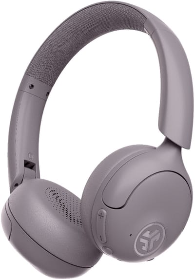 JLab Go Lux ANC Koptelefoon Draadloos – Hybrid Noise Cancelling Hoofdtelefoon – 70 Uur Batterijduur – On Ear Design - Bluetooth Multipoint – Aanpasbare Equalizer Instellingen – Inklapbaar Design Met Zachte Oorkussens - Mauve