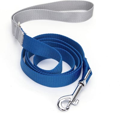Nobleza Hondenriem Nylon - Lengte 120 cm - Hondenriem - Uitlaatriem - Riem hond - Honden riem - Blauw / grijs