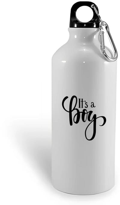 Hacebo® - It's a Boy waterfles - Baby - Kersverse ouders - Geboorte kraamcadeau jongen - babyshower - water fles - 400ML