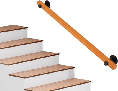Massief Houten Trapleuning - Stap Baluster - Veilig Trap Lopen - Duurzaam Grenen Hout - 300 cm - Naturel