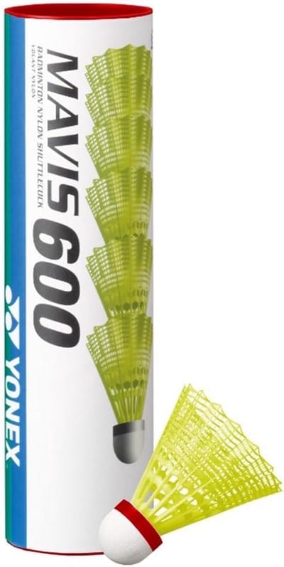 Nylon Vliegers - Badminton Ballen - Sport Beoefening - Snelle Vlucht - Zes Stuks - Geel