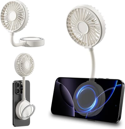 Ventilator - Mini ventilator - Handventilator - Oplaadbare batterij - 3 snelheden - USB - Geschikt voor op reis, thuis, op kantoor en buitenshuis