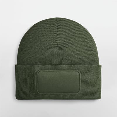 Beechfield Original Patch Beanie B445 - Olive Green - One size