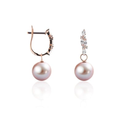 Luna-Pearls oorsieraden Oorringen HS1104_6.5-7mm