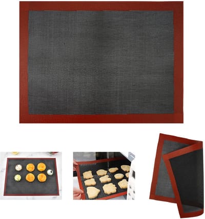Dailygoods- Bakmat 30 x 40 cm - Siliconen - Hittebestendig - Antiaanbaklaag - Herbruikbaar - Voedselveilig - Bakfolie