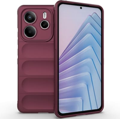 Coverup Hoesje - Geschikt voor Xiaomi Redmi Note 14 5G Hoesje - Coverup Hands-On Rugged Back Cover - Bordeaux