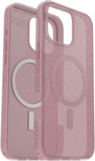 OtterBox Geschikt voor Apple iPhone 16 Pro Max - Symmetry Geschikt voor Mag - Back Cover Hoesje - Transparant Roze