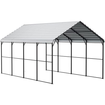 12' x 20' Metalen Carport Heavy Duty Buiten Auto Overkapping Garage voor Boten