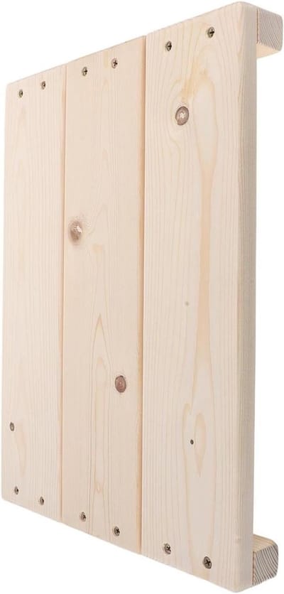 Hondentrainingsplatform - Behendigheidsoppervlak Puppy - Hondentraining Binnen - Antislip Natuurlijk Hout - 40 x 30 cm - Lichtbruin