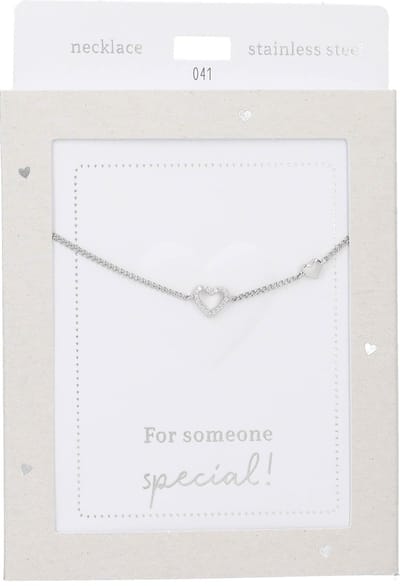 Depesche - Ketting "Heart of Gold" - mot. 041 - Heart - silver