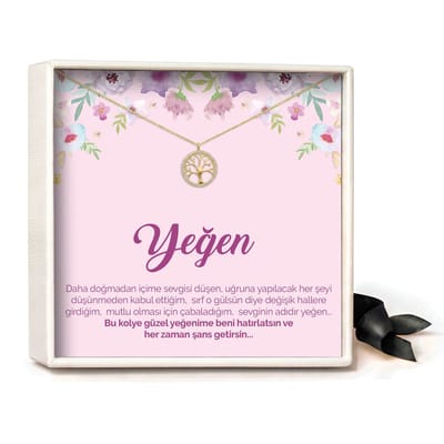 Pera Jewelry - 925 sterling zilveren Levensboom Ketting - Hayat Ağacı Kolye – Yeğen - Collier - Ketting Dames - Ketting met Hanger
