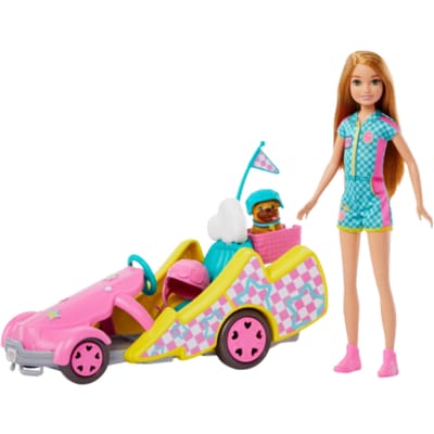 Barbie Stacie met Go-kart - Barbie auto - Barbiepop
