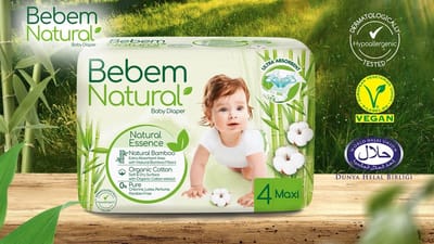 Bebem Natural 4 Maxi 7-14 KG - 30 luiers - Parfumvrij - Vegan