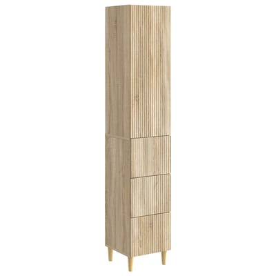 vidaXL - Kast - Set - 2 - st - Bewerkt - hout