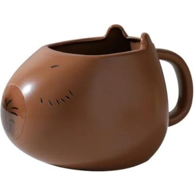 Tasse Créative Capybara Animal Mignon Céramique Personnalisée Tasse à Boire Souvenir Mignonne Tasse Ménagère pour le Petit-Déjeuner 601-700ml