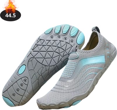 Nivard Waterschoenen Voor Kinderen & Volwassenen - Aqua Shoes - Aquaschoenen - Afzwemschoenen - Zwemles Schoenen - Grijs - 44.5