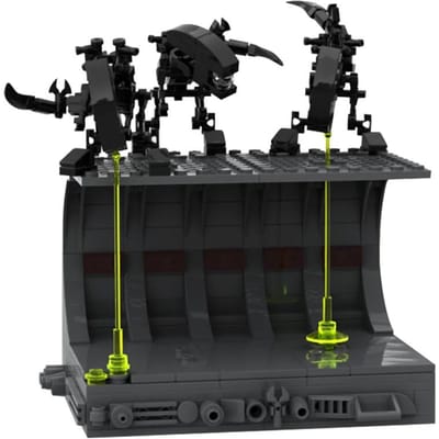 Gobricks MOC Aliens Planken Diorama Blokken Film Bouwsteen Set Educatief Speelgoed Voor Kind Kerstcadeaus