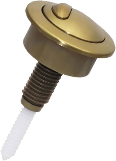 Dual Flush Toilet Sink Drukknop, Reserveonderdeel voor Toilet Spoeling (Goud) - Duurzaam, Eenvoudig te Installeren, Geschikt voor Diverse Toiletten