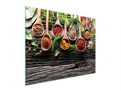 TMK ArtDeko - Snijplank van Glas - 52x40 cm - Antislip Siliconen - UV Print
