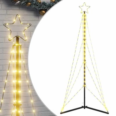 vidaXL - LED-kerstboom - 363 - LEDs - warm - wit - 182 - cm