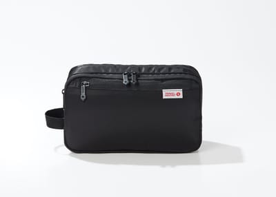 Travelsentry - Toilettas - Medium - Reizen - Accessoire - Zwart - Rpet- 23 * 13,5 * 9 cm - Voorkomt Onnodig Plastic Gebruik - Weekendtrips