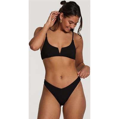 Shiwi Leah Bikini Set Riviera Structure Black Maat: 44 | Bikini's Outlet | Dames | Zwart