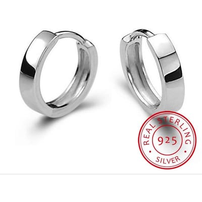 Schattige 925 Sterling Zilveren Ronde AAA CZ Cirkels Kleine Lus Huggies Hoepel Oorbellen Voor Vrouwen Sieraden Kinderen Baby Kinderen Meisjes Aros gray