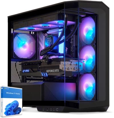 Sedatech Pro Gaming PC Waterkoeling Large Vision • Intel i5-14600KF 14x 3.5GHz • Geforce RTX5080 • 32Gb DDR5 • 2Tb SSD M.2 • WiFi • Bluetooth, USB C • Windows 11 • Desktop computer