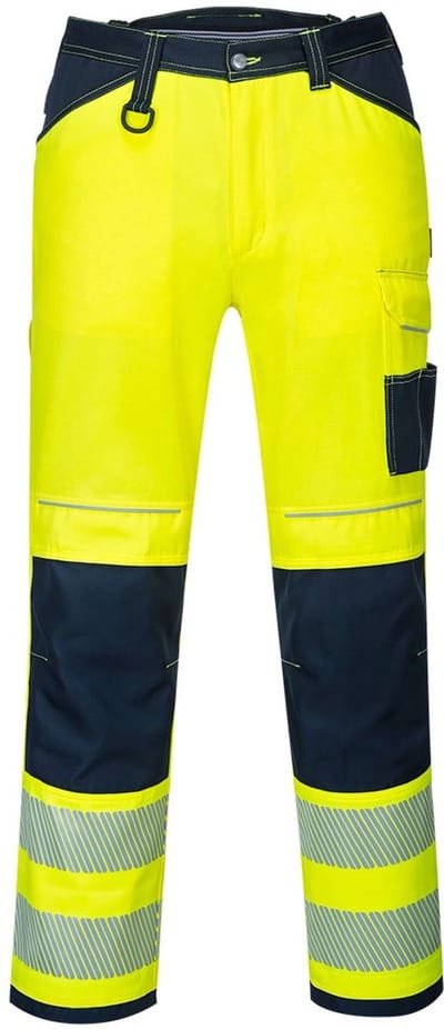 Portwest PW3 Hi-Vis Broek PW340 - Geel/Marine - 28