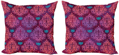 ABAKUHAUS Grunge Kussenhoes Set – 2x45x45 cm – Dubbelzijdig – Multicolor