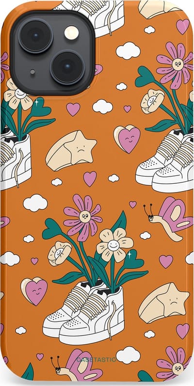Casetastic Hoesje Geschikt voor Apple iPhone 14 Plus Magsafe - Stijlvolle Beschermende Duo-layer Case - Hartentuin