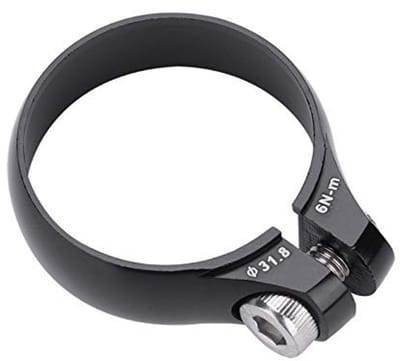 Dailygoods- Zadelklem Lichtgewicht - Zadelpenklem 27.2mm/31.8mm - Aluminium Beugel - Eenvoudige Installatie - Geschikt voor Mountainbike/Racefiets - Duurzaam Ontwerp - Zadelklemmen
