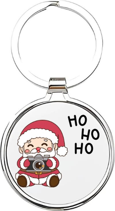 Akyol - kerstman Sleutelhanger - Kerstmis - kerstliefhebbers - kerst - feestdagen - kerstcadeau - kerstcadeautje - kerstdagen - dennenboom - sneeuw - fijne feestdagen - kerstfeest - christmas - 4 x 7,5 CM
