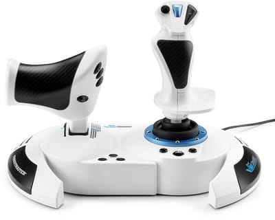 Thrustmaster T.Flight Hotas 5 Microsoft Flight Simulator Edition - Officieel Gelicentieerde Microsoft Flight Simulator - Flightstick en Throttle - Simulatiecontroller voor PS5, PS4, PC