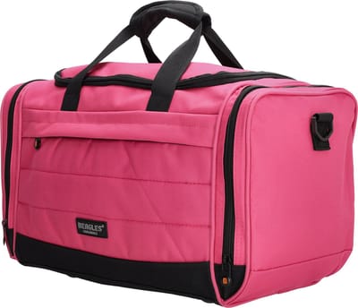 Beagles Originals Travel Originals Reistas Unisex - Weekendtas voor Dames en Heren - Bagagetas van Nylon en Polyester - Fuchsia