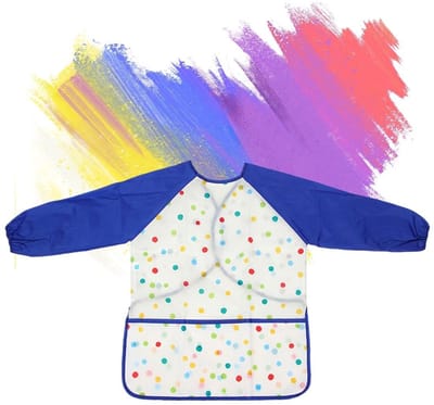 Dailygoods- Schilderschort Waterdicht - Schilderschort Kinderen - Knutselschort - Schildersjas - 3 Zakken - Geschikt voor 2-8 Jaar
