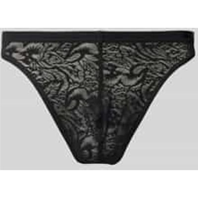 HOM - Free Cut Lace G-String - Black - mannen - S