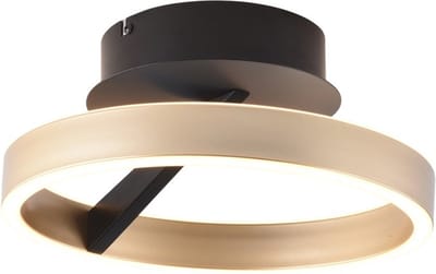 Freelight - Plafondlamp Pilota Ø 30 cm zwart goud