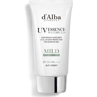 d'Alba Vegan Waterfull MILD Zonnebrandcrème 35ml/50ml (4 Opties) 35ml * 2Pcs