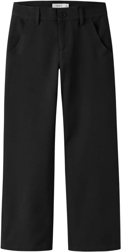 Name It - Pantalon - Broek - NKFTenron - Wide Leg - Zwart - Maat 158