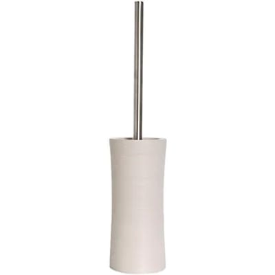 Msv Wc-borstel Met Houder Jaipur - Kunststof - Wit