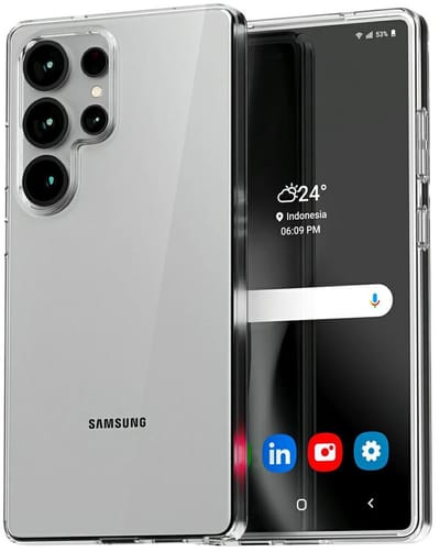 Mercury Jelly Doorzichtig Hoesje Voor Samsung S22 S23 S25 Ultra Doorzichtig