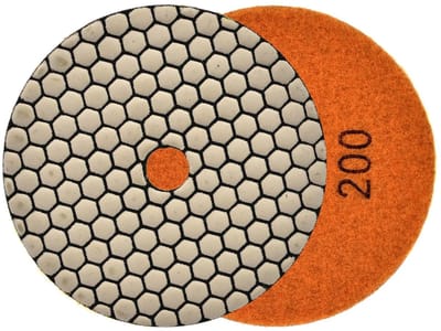 GEKO Diamant polijstpad - Droog gebruik - 125 mm - Velcro bevestiging